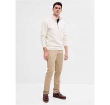 Gap Factory Men's Gapflex Essential Khakis In Slim Fit With Washwell Iconic Khaki Tall Size 36W