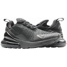 Nike Air Max 270 Ah8050-005 Men's Triple Black Running Shoes Size US 7.5 Jre17