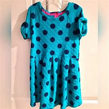 Cat & Jack Dresses | Quilted Dress | Color: Blue/Green | Size: 7G