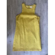 H&M Dresses | H&M Dress Retro Style Halter Shift Dress Size 6 | Color: Yellow | Size: 6