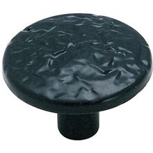 Amerock Everyday Heritage 1-1/4-In Colonial Black Round Traditional Cabinet Knob | BP3403CB