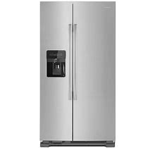ASI2175GRS Amana 33" Side By Side Refrigerator With Dual Pad External Ice And Water Dispenser - Stainless Steel