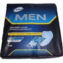 2 Packstena Moderate Absorbency Men's Incontinence Pads - 48 Count (Totaling 96)