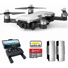 Contixo F30 4K UHD Drone For Adults With Wifi Camera GPS FPV Follow Me With Extr