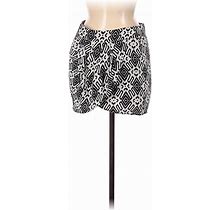 The Clothing Company Casual Bodycon Skirt Mini: Ivory Bottoms - Women's Size Medium