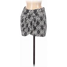 The Clothing Company Casual Skirt: Ivory Aztec Or Tribal Print Bottoms - Women's Size Medium