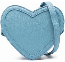 Molo - Heart Pebble-Texture Shoulder Bag - Kids - Polyurethane/Polyester - One Size - Blue