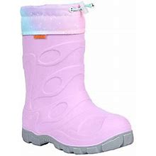 Northside Girl's All Weather Rubber Boots - Orion, Size 13 CHILDRENS, Lilac/Aqua