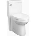 DXV Cossu 1.28 GPF One Piece Elongated Chair Height Toilet With Left
