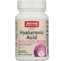 Jarrow Formulas Vegan Hyaluronic Acid, 120 Mg, 60 Veggie Capsules (60 Mg Per Capsule)