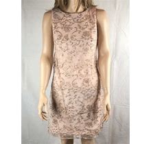 Women's $99 American Living Embroidered Sheath Pink Dress