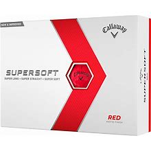 Callaway Golf 2023 Supersoft Golf Balls 1-Dozen [Red]