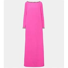 Safiyaa Naimal Embellished Crepe Gown - Pink - Maxi Dresses Size US 12