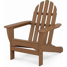 POLYWOOD AD4030TE Classic Outdoor Adirondack Chair, Teak