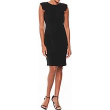 Eliza J Dresses | Nwt Eliza J Cap Sleeve Sheath Dress | Color: Black | Size: 4