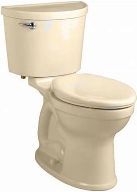 American Standard 211A.A104 Champion Pro Elongated Two-Piece Toilet With Everclean Surface Powerwash Rim And Right Height Bowl Bone Toilets And