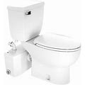 Saniflo Toilet,Elongated,Porcelain,Floor Mount 002_087_005