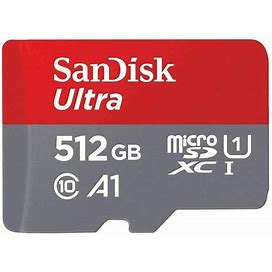 512Gb Sandisk Microsd Memory Card Full Hd, A1 For Smartphones,