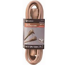 Coleman Cable 3535 14/3 General-Use Appliance Extension Cord, 12-Foot