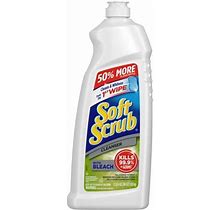 Soft Scrub Antibacterial Multi-Purpose Cleanser With Bleach Surface Cleaner, 36 Fluid Ounces