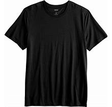 Men's Adaptive Sonoma Goods For Life® Easy Dressing Crew Tee, Size: Large, Black