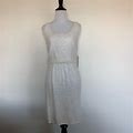 Alice + Olivia Dresses | Alice & Olivia Nwt White Sequined Tank Dress | Color: White | Size: 6