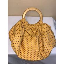 Vintage Bottega Veneta Women's Pokadot Handbag Length 19", Width 9"