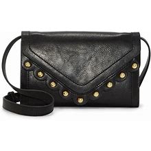 Lucky Brand Ruth Leather Crossbody Bag | Women's | Black | Size One Size | Handbags