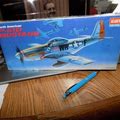Academy Model Kit Other | Vintage Academy Model Kit Of A P51 Mustang Fighter Plane Sealed | Color: Tan | Size: Osb