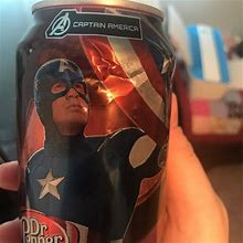 Iron Studios Dr. Pepper Captain America Can - Toys & Collectibles | Color: Brown