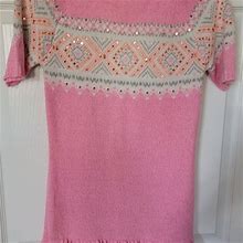 Justice Dresses | Girls Knit Dress | Color: Pink | Size: 16G