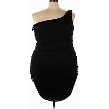 Torrid Casual Dress - Bodycon: Black Solid Dresses - Women's Size 3X Plus