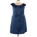 Shein Casual Dress: Blue Dresses - Women's Size 3X
