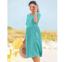 Appleseeds Women's Boardwalk Weekend Dress - Blue - XL - Misses