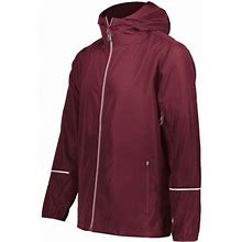 Holloway Sportswear 4XL Packable Full Zip Jacket Maroon (Hlw) 229582
