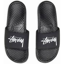 DS Nike X Stussy Benassi 1.0 Off Noir Black Slides Sandals CW2787-001 Size 15. Nike. Black. Sandals. BENASSI.