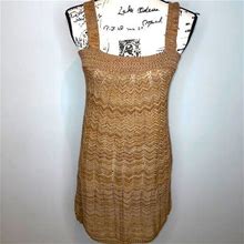 Sweater Project Dresses | Sweater Project Crochet Dress Size M | Color: Brown | Size: M