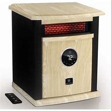 Heat Storm Infrared Space Heater, Floor Style, Cabinet Design, 1500 Watts, Digital Thermostat, 120 Volt, Black HS-1500-ILODB
