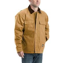 Berne Heritage Chore Mens Heavyweight Work Jacket | Brown | Regular Large | Coats + Jackets Work Jackets | Reinforced Seams|Lined