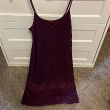 Victoria's Secret Dresses | Purple Lace Vs Dress | Color: Purple | Size: Xs
