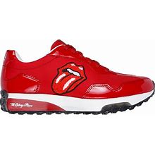 Skechers Women's Rolling Stones: Upper Cut Neo Jogger - RS Lick Sneaker | Size 8.5 | Red | Synthetic/Textile