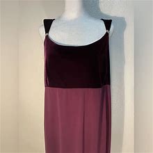 Michaelangelo Dresses | Michaelangelo - Wine Velvet Vintage Evening Gown, Size 20 | Color: Purple | Size: 20