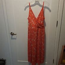 Impressions Dresses | Nwt Summer Slip Dress Sz L | Color: Orange | Size: L