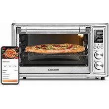 Cosori Smart Air Fryer Toaster Oven, Large 32-Quart, Stainless Steel, 12-In-1, Silver, Cs130-Ao