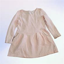 Girl's Light-Pink Dress With Pockets | Color: Pink | Size: 4Tg