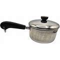 Revere Ware 2 Quart Tall Sauce Pan Stainless Steel With Lid EUC