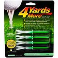 4 Yards More 4 Inch Green Golf Tees - 4 CT