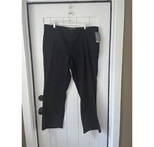 Dickies Womens Black Boot Cut Stretch Twill Pants Size 18