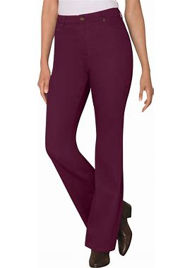 Plus Size Women's Bootcut Stretch Jean By Woman Within In Deep Claret (Size 30 W)