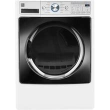 Kenmore Elite 91582 Gas Dryer With Steam - White - White - Steel - Washers & Dryers - Dryers - Refurbished
